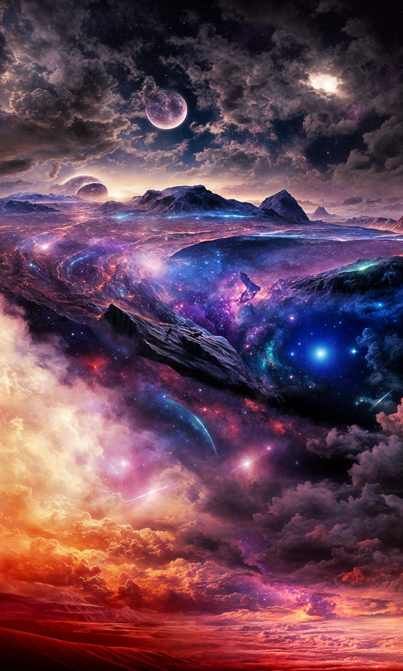 Stellar Falls (Creative Upscale)
