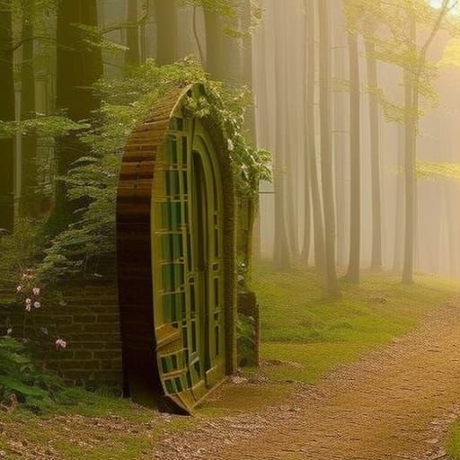 Abstract AI-Generated Image from a Fictional Prompt