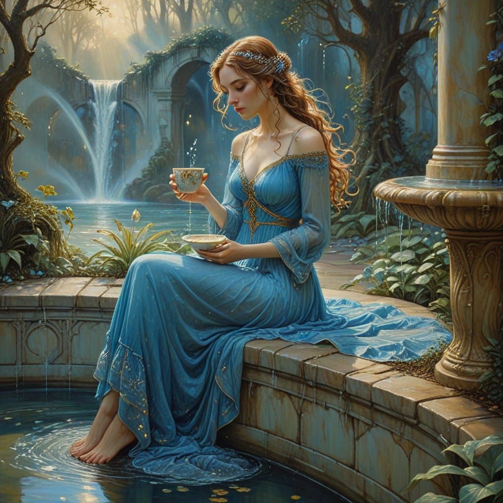 Enchanted Maiden by Ephemeral Fountain