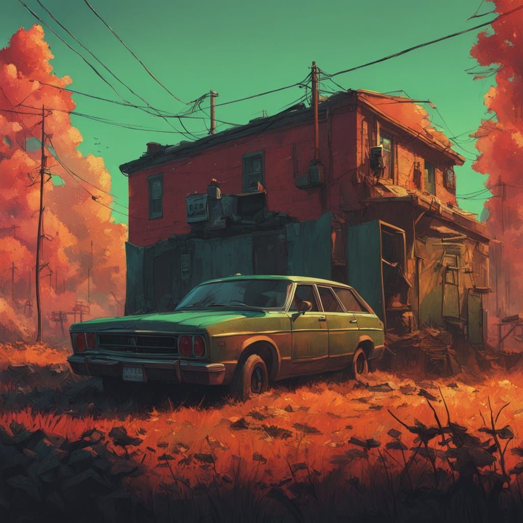 Ladybug Amidst Vintage Computer and Coding Books in a Warmly...