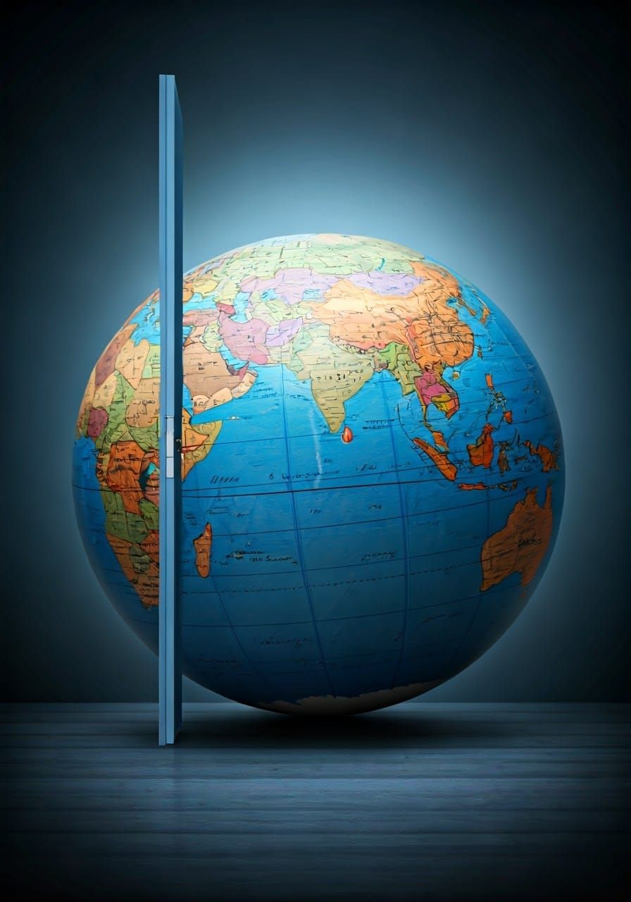 The Back Door of the World in Comical Perspective