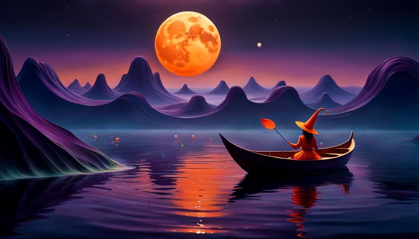 Riding a Dewdrop in the Dark Ocean