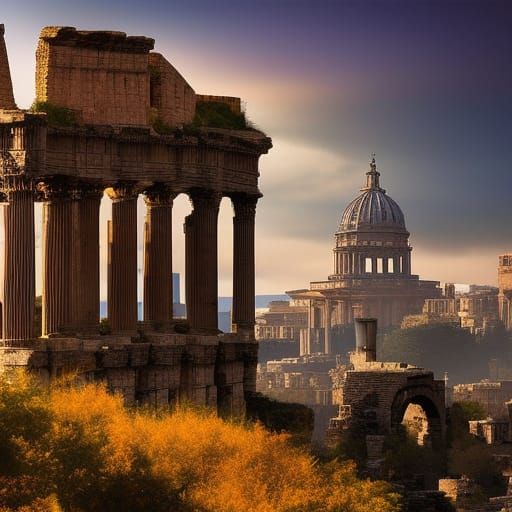 Time Travel to the fall of the Roman Empire