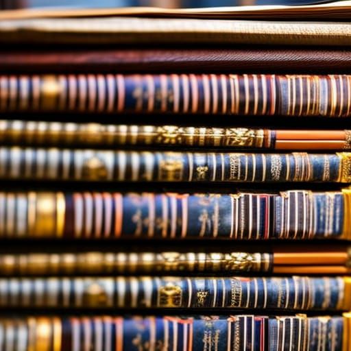 Colorful Pages of an Ancient Tome in Hyperrealism