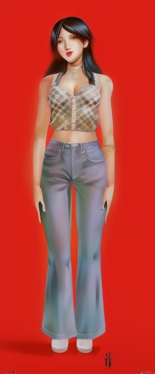 Beautiful Young Vigilante Heroine Concept Art