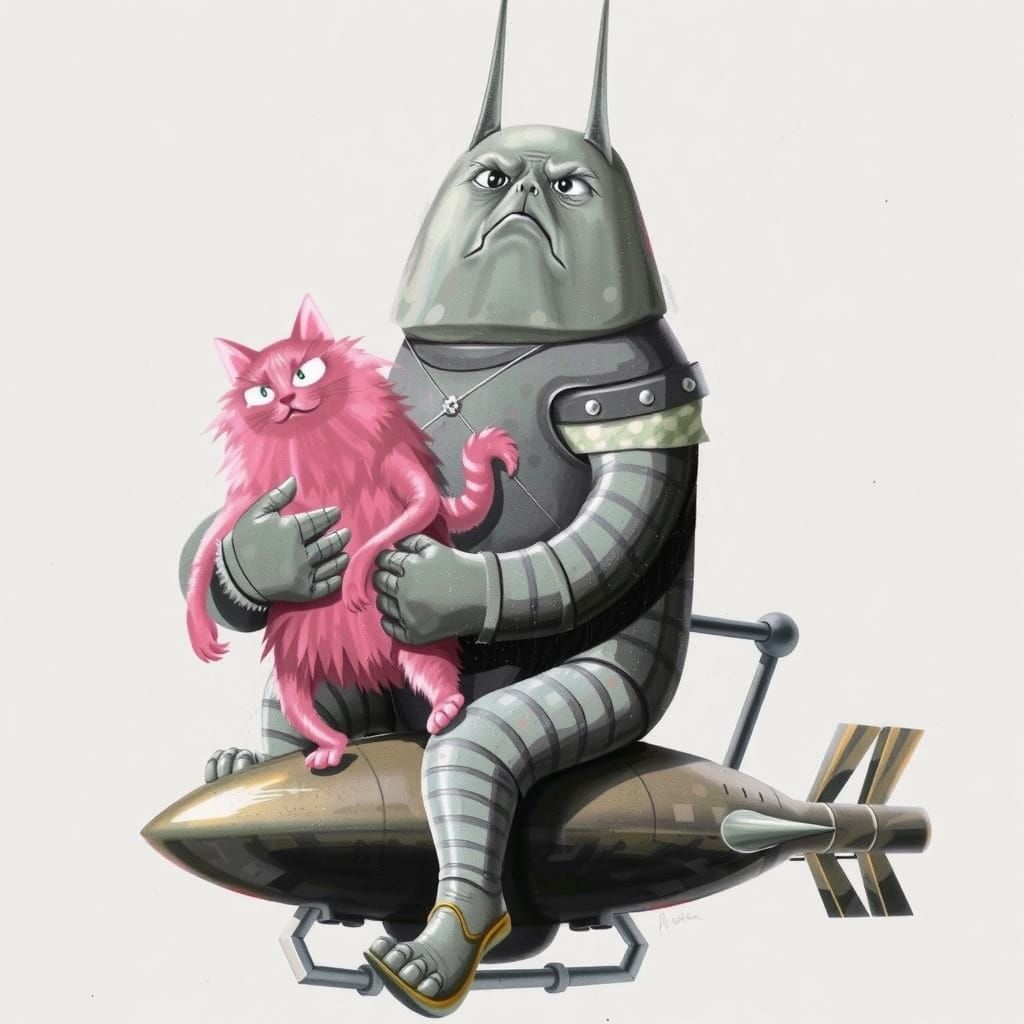 Max the PO'ed alien and his cat Trivolous embark on a well deserved vacation...to...Wichita???