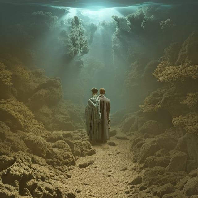 Old Man with Tormented Soul: Dramatic Photography