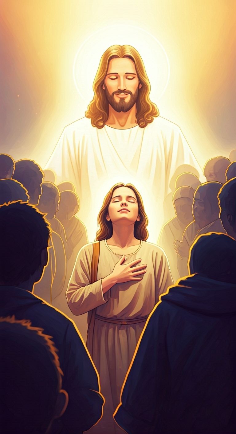 God's Gaze: Inner Reflection in a Heavenly Style