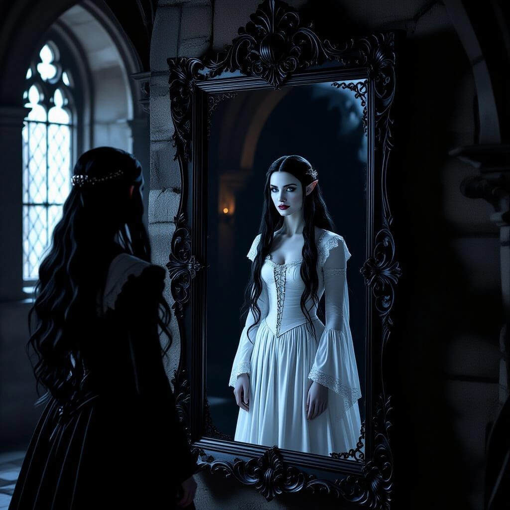 Medieval Mirror Reflects a Ghostly Apparition