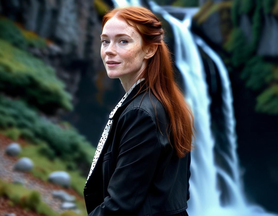 Mystical Elf Portrait in Chiaroscuro Style