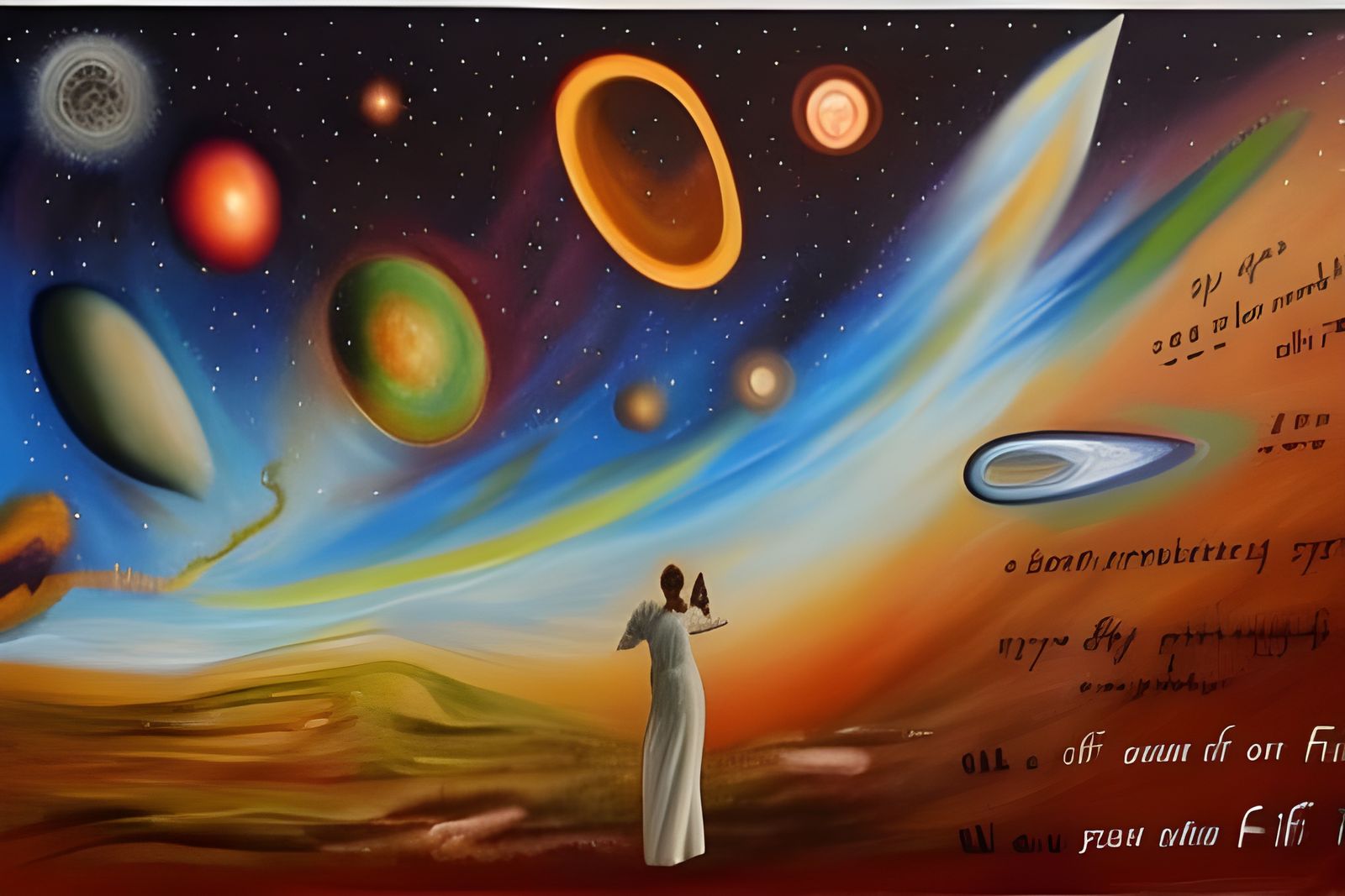 Ironic Painting: The Meaning of Life