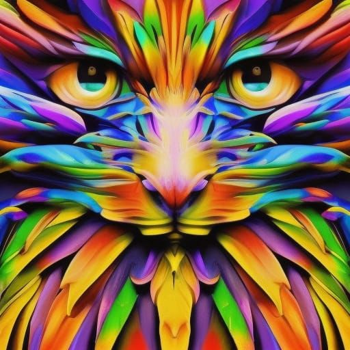 Art Deco Portrait in Hyperrealistic Style