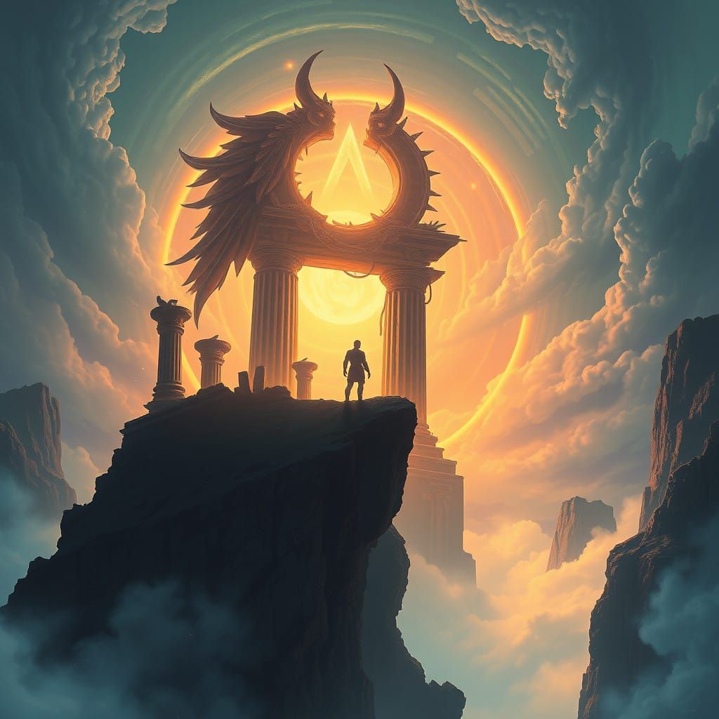 Powerful Sigma God Dominates Ancient Ruins in Dreamlike Land...