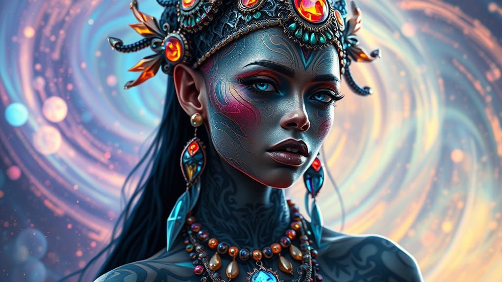 Otherworldly Marin-Nomad in Iridescent Splendor