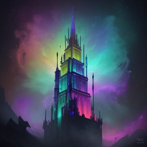 Melting Ice Cream Tower of 1920s Cocktails