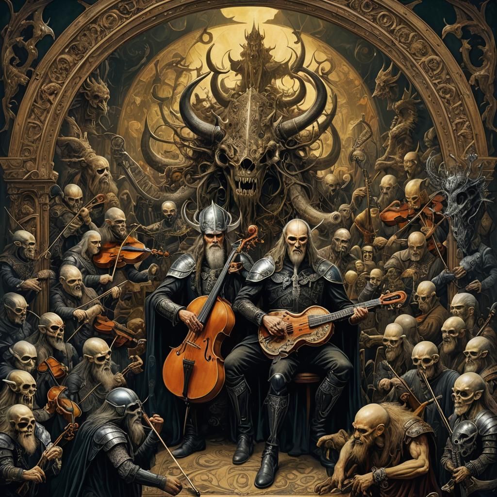 Viking Metal Orchestra in Surreal Medieval Style