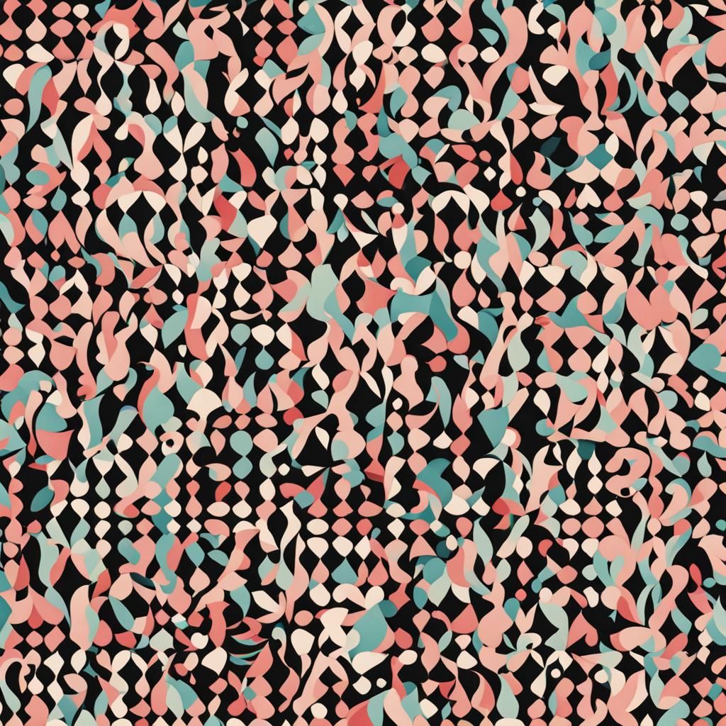 Intricate AI-Generated Geometric Pattern Design