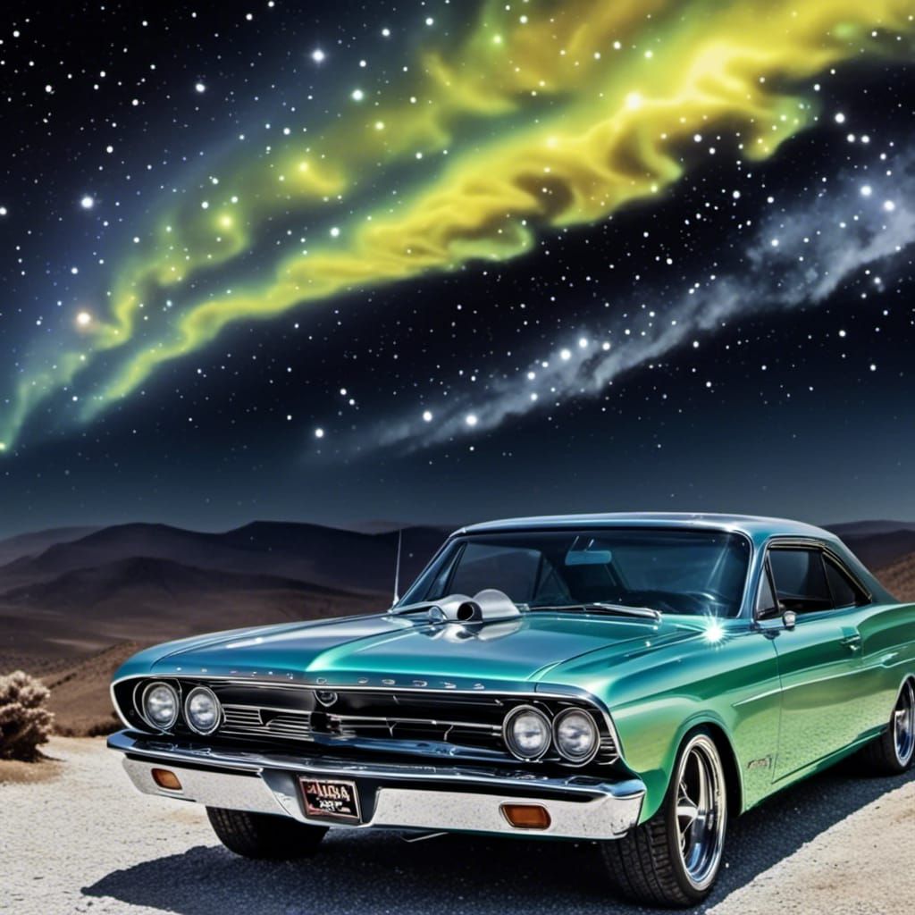 Galaxy Express: Classic Muscle Car in Space