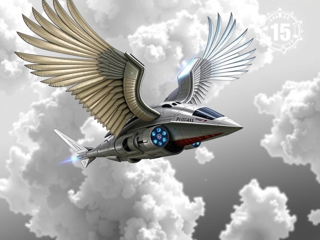 Battlestar Pegasus in Epic Sci-Fi Spacecraft Style