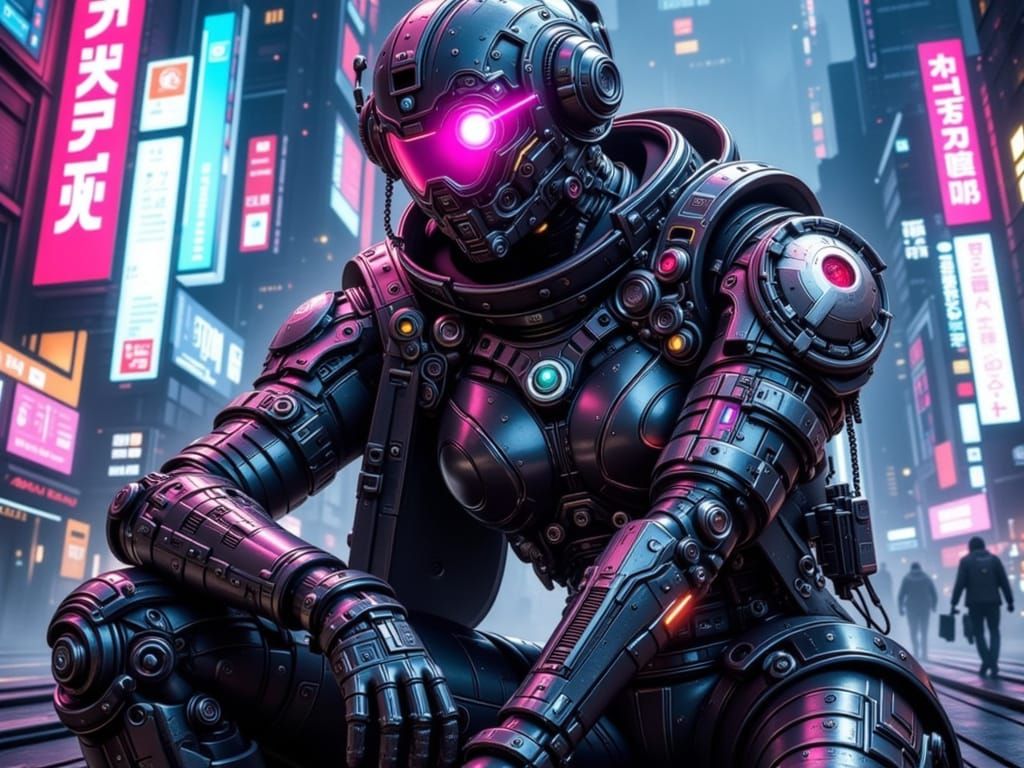 Cyberpunk Free For All: Futuristic Cityscape