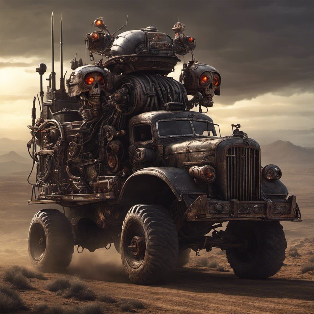 Servo Skull Road Warrior rig