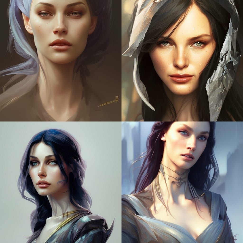 Arwen Undómiel Portrait in Hyperdetailed Digital Art