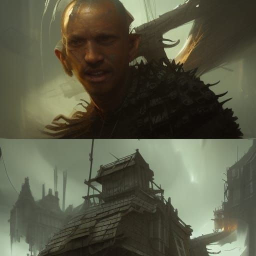 Prison Break: Dark Fantasy Concept Art in 8k