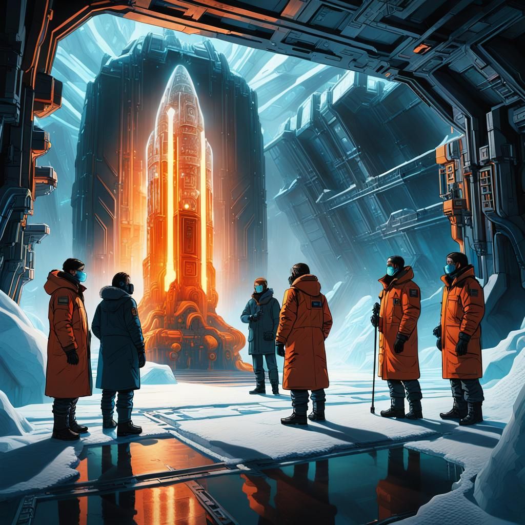 Scientists Unveil Glowing Photon Torpedo in Antarctica's Icy...