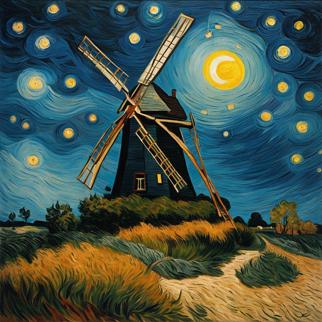 Van Gogh Windmill