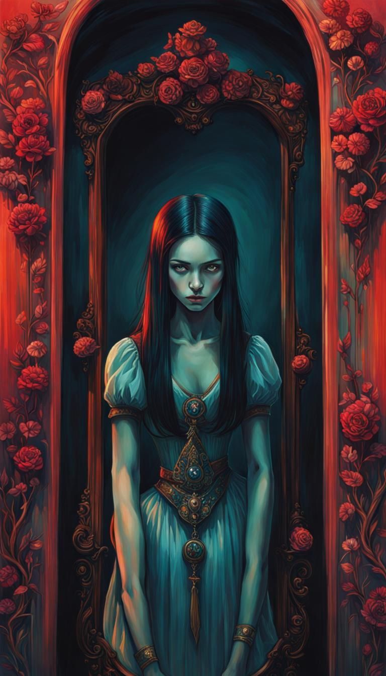 Mirror Reflection: A Dystopian Fairycore Vision