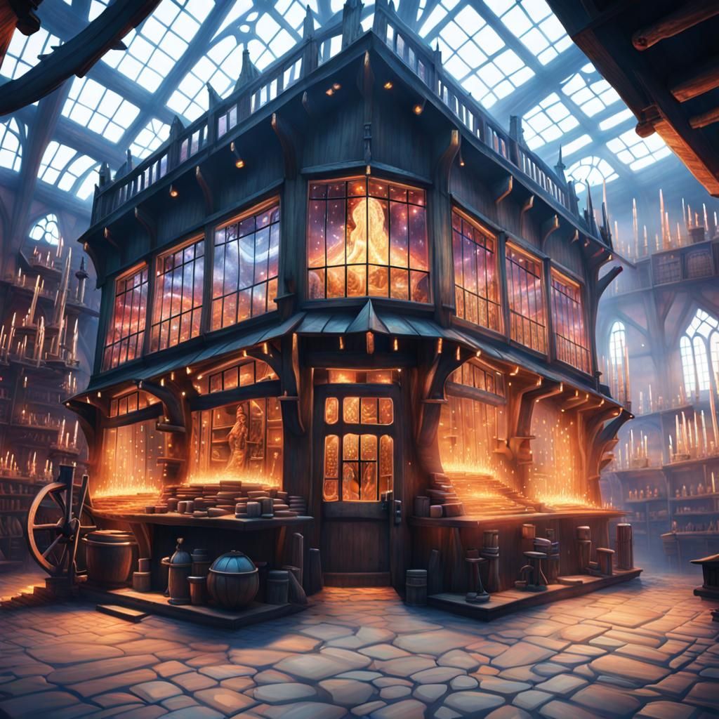 Sci-Fi Mediaeval Blacksmith Shop