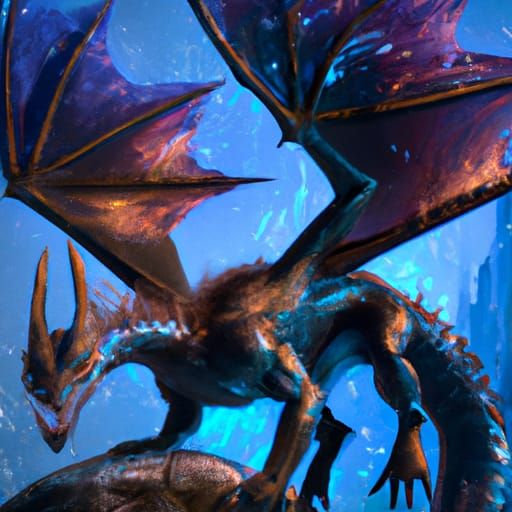 Fantastical Star Dragon Concept Art