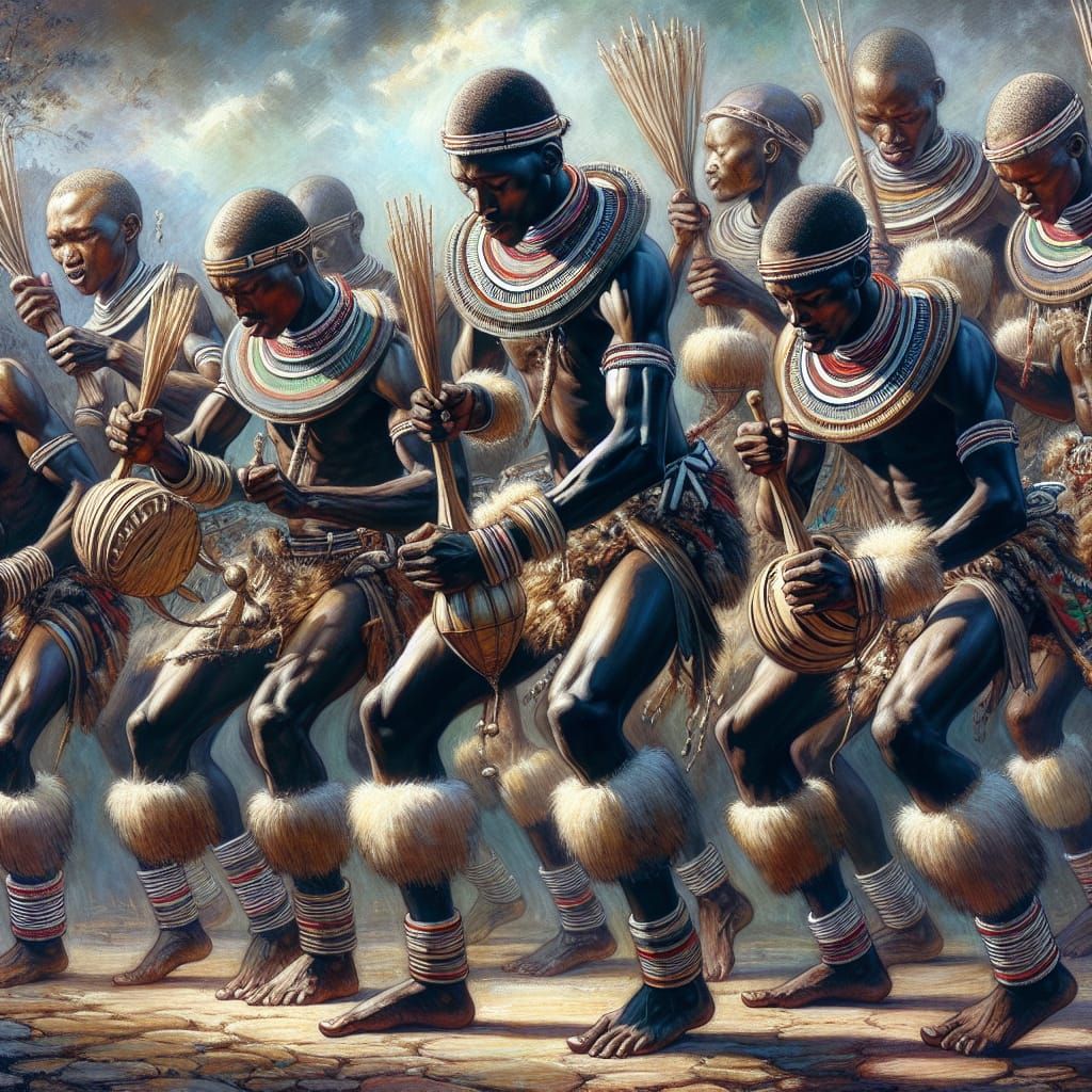 Baroque Botswana Traditional Dance Ceremony