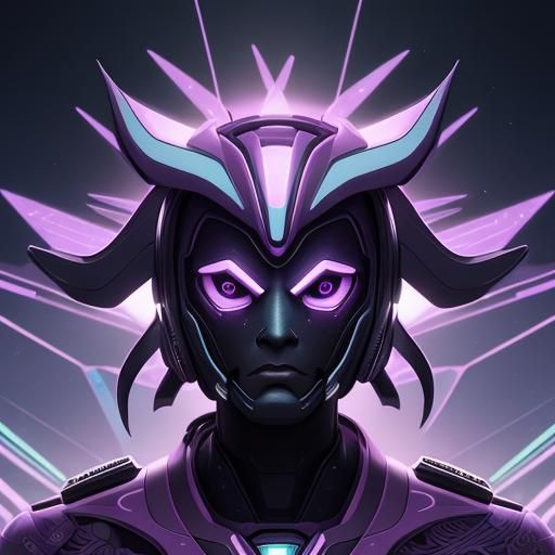 Fluffy Purple Owl Rides Motorcycle in Candy Art Style