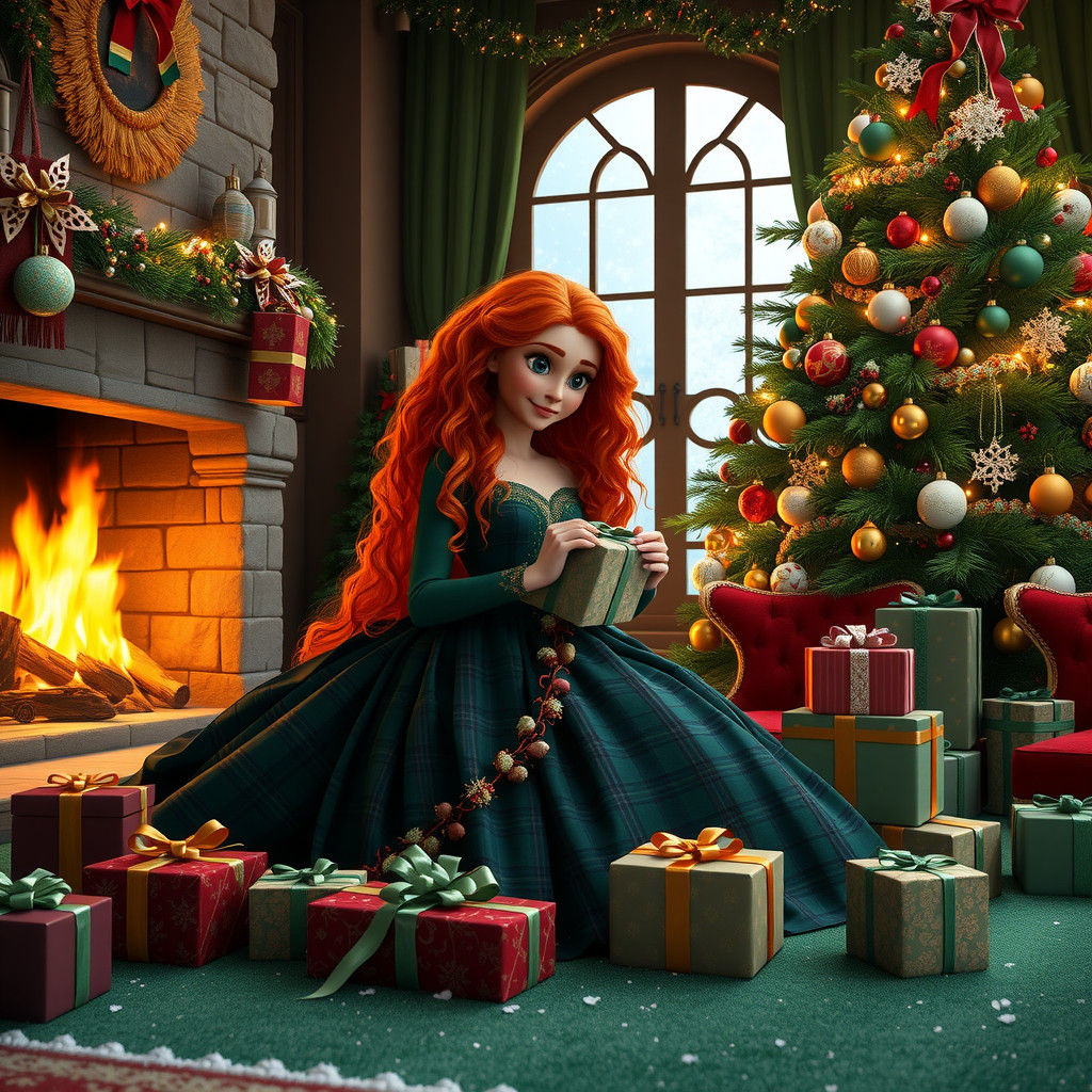 Christmas with Merida 03