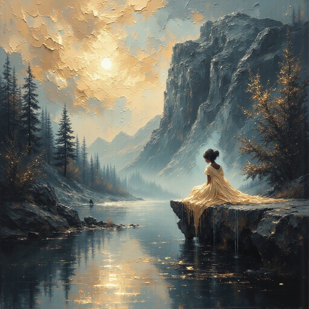 AI Art: Mystical Dreamscape with Ethereal Elements