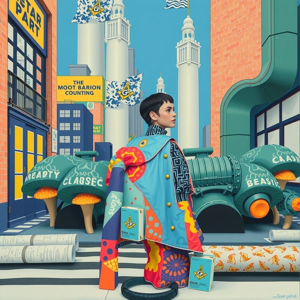 Gargantuan Mushroom Dominates Surreal Landscape with Freemas...