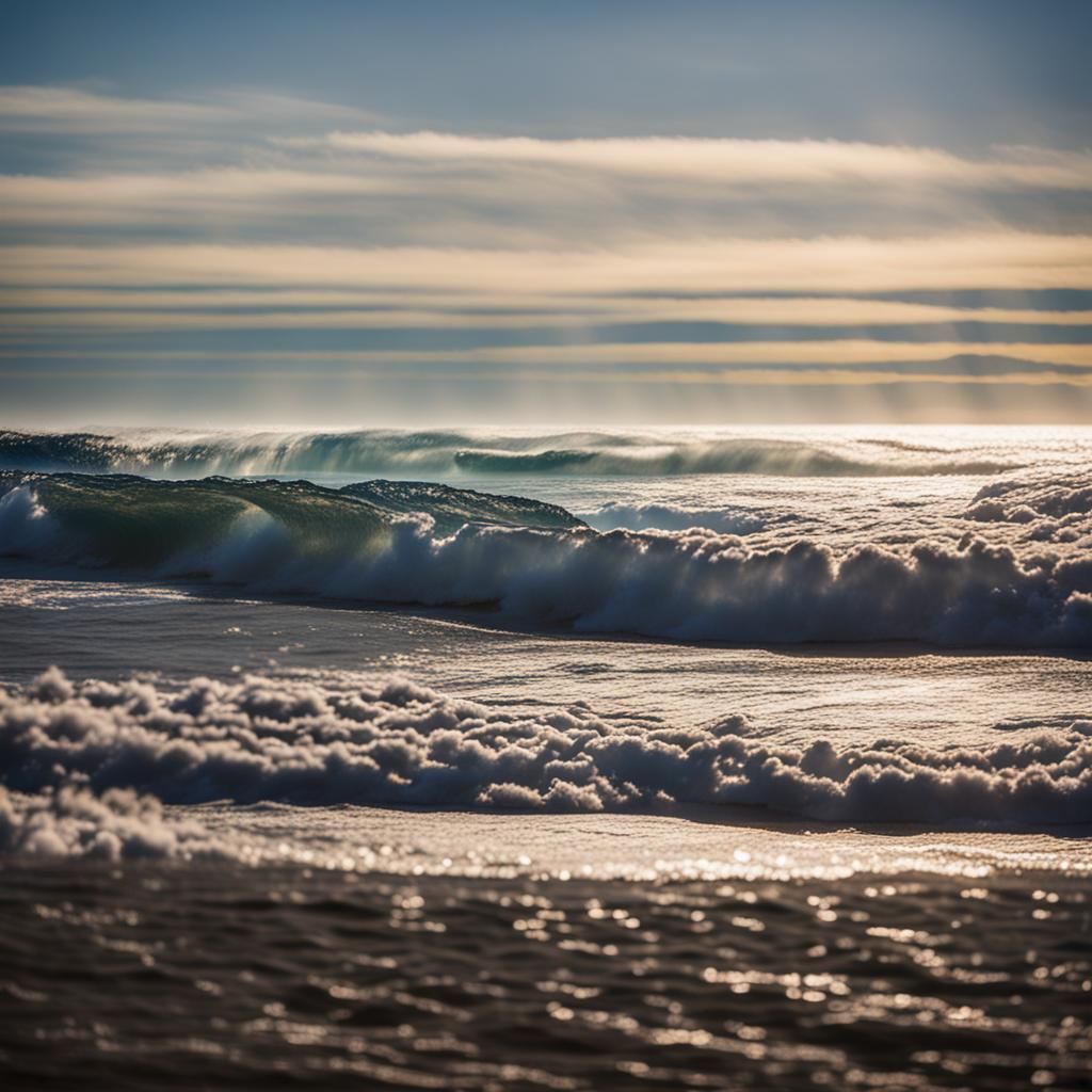 Pacific Ocean in Sharp Focus, Professional Photography