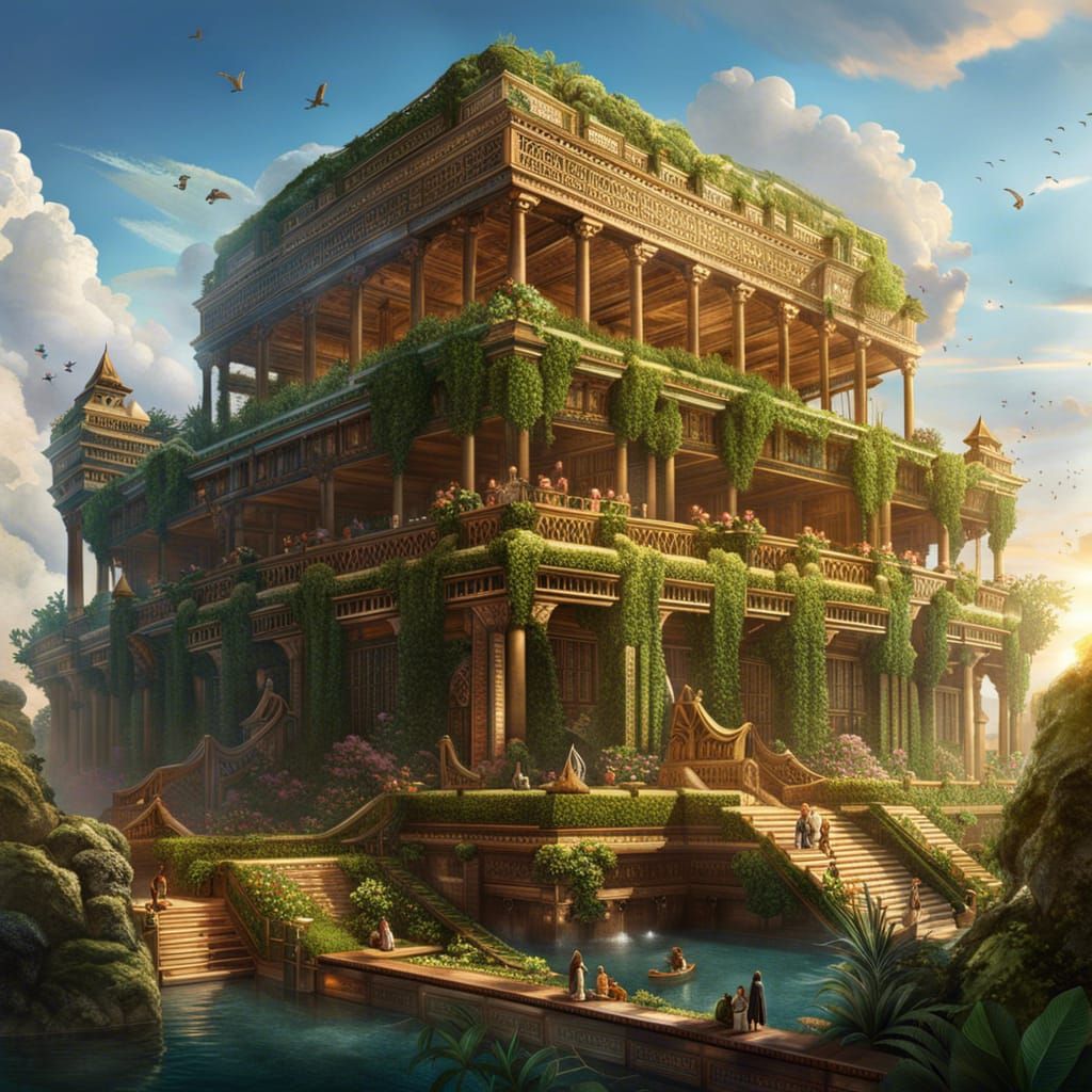 Hanging Gardens of Babylon: Botanical Surrealist Art