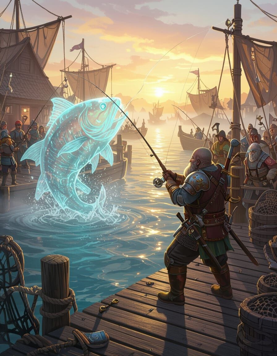 Fantasy Fishing Tournament at Sunrise