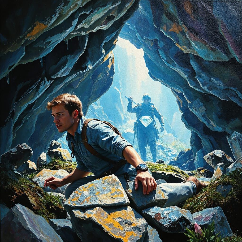 Nathan Drake's Crystalline Cave Discovery