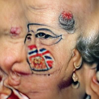 Queen Elizabeth II's Face Tattoo: A Bold Reimagining
