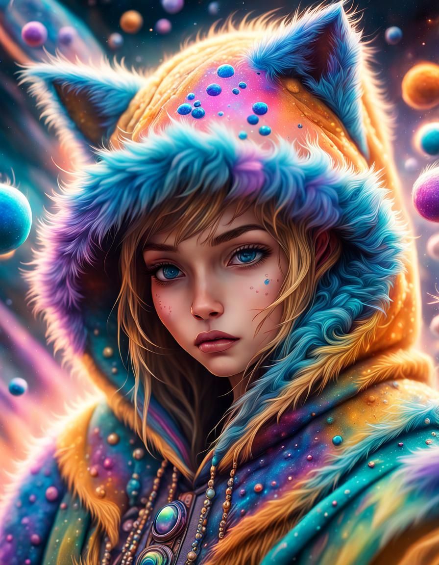 Poncho Cosmic fourré