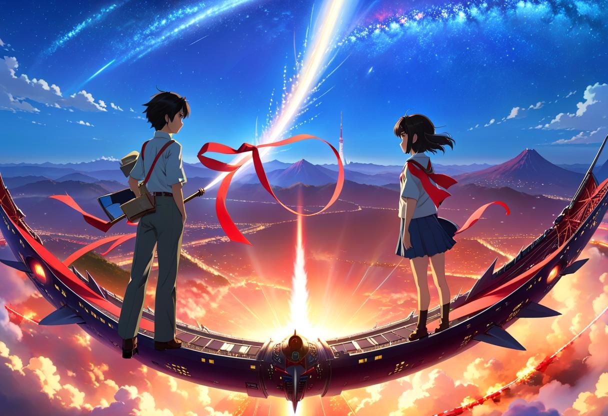 Mitsuha and Taki: A Comet-Crossed Anime Romance