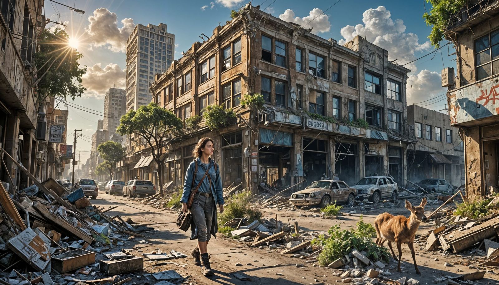 Post-Apocalyptic Los Angeles: Nature Reclaims the Ruins