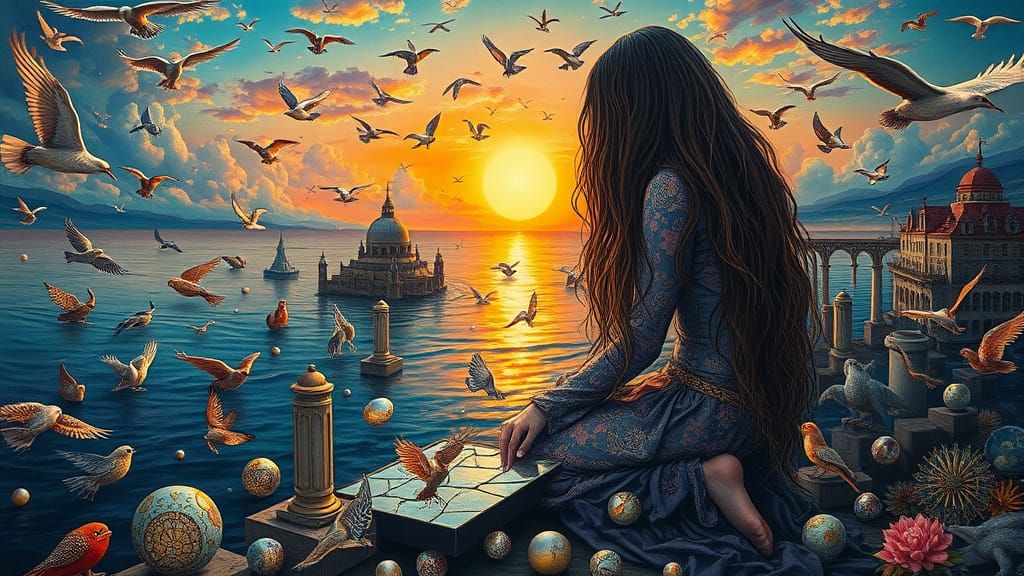 Floating Utopia: Sacred Geometry in Bosch Style