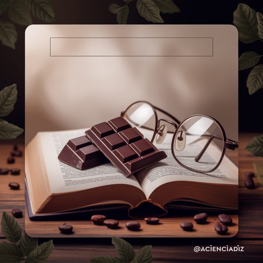 Dark Chocolate, Book, and Glasses: Cognitive Theme