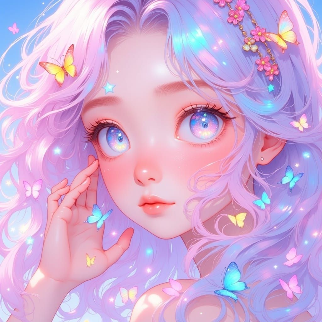 Pastel Anime: Nature's Quiet Wonders in Jelly Style