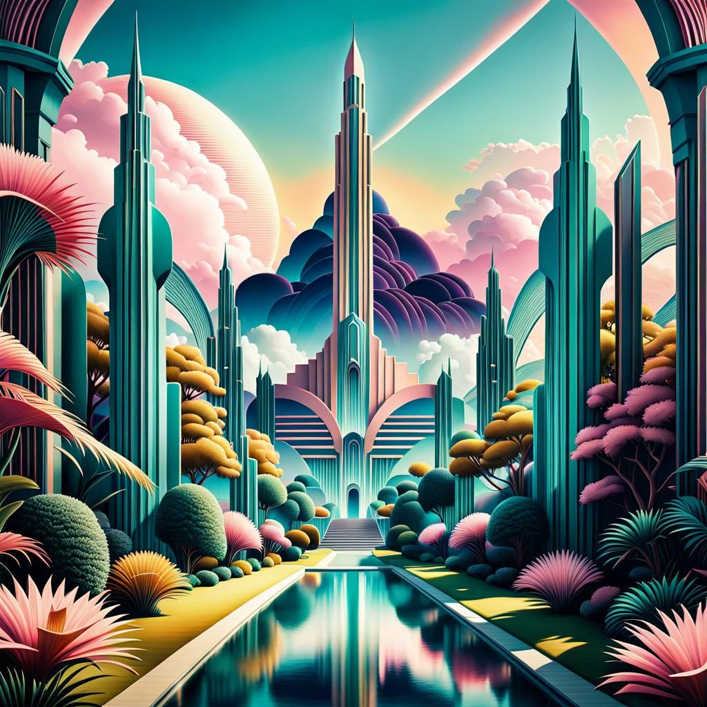 Art Deco Landscape