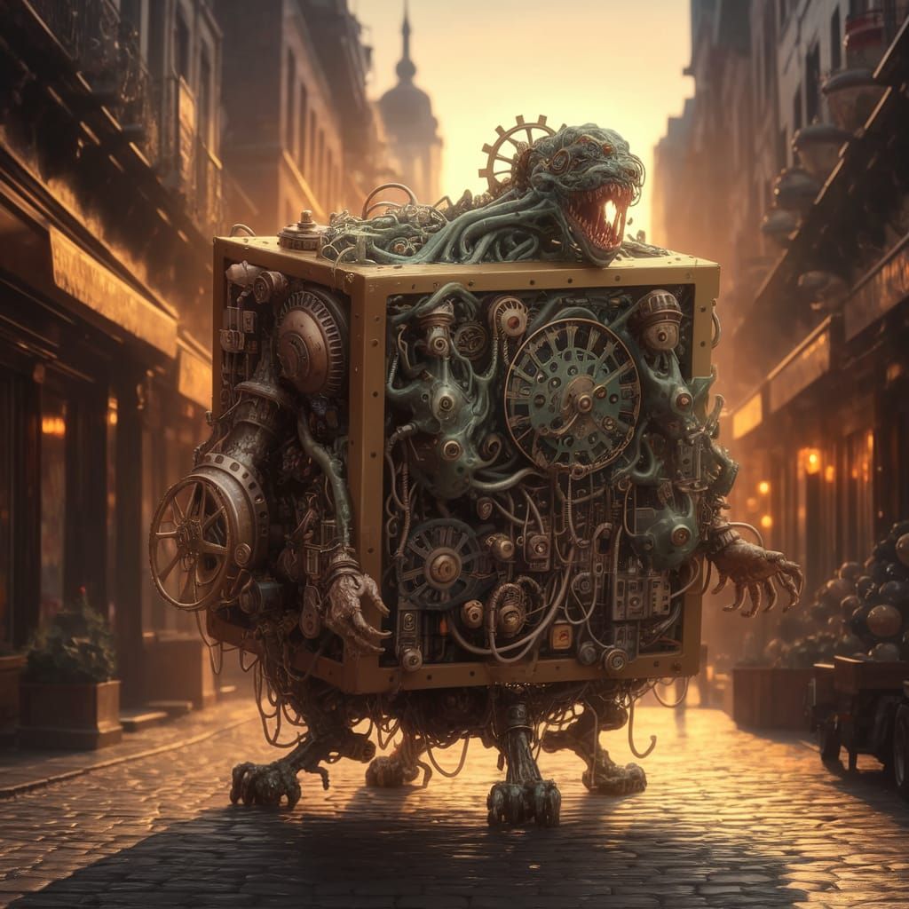 Steampunk Chimera Cubed